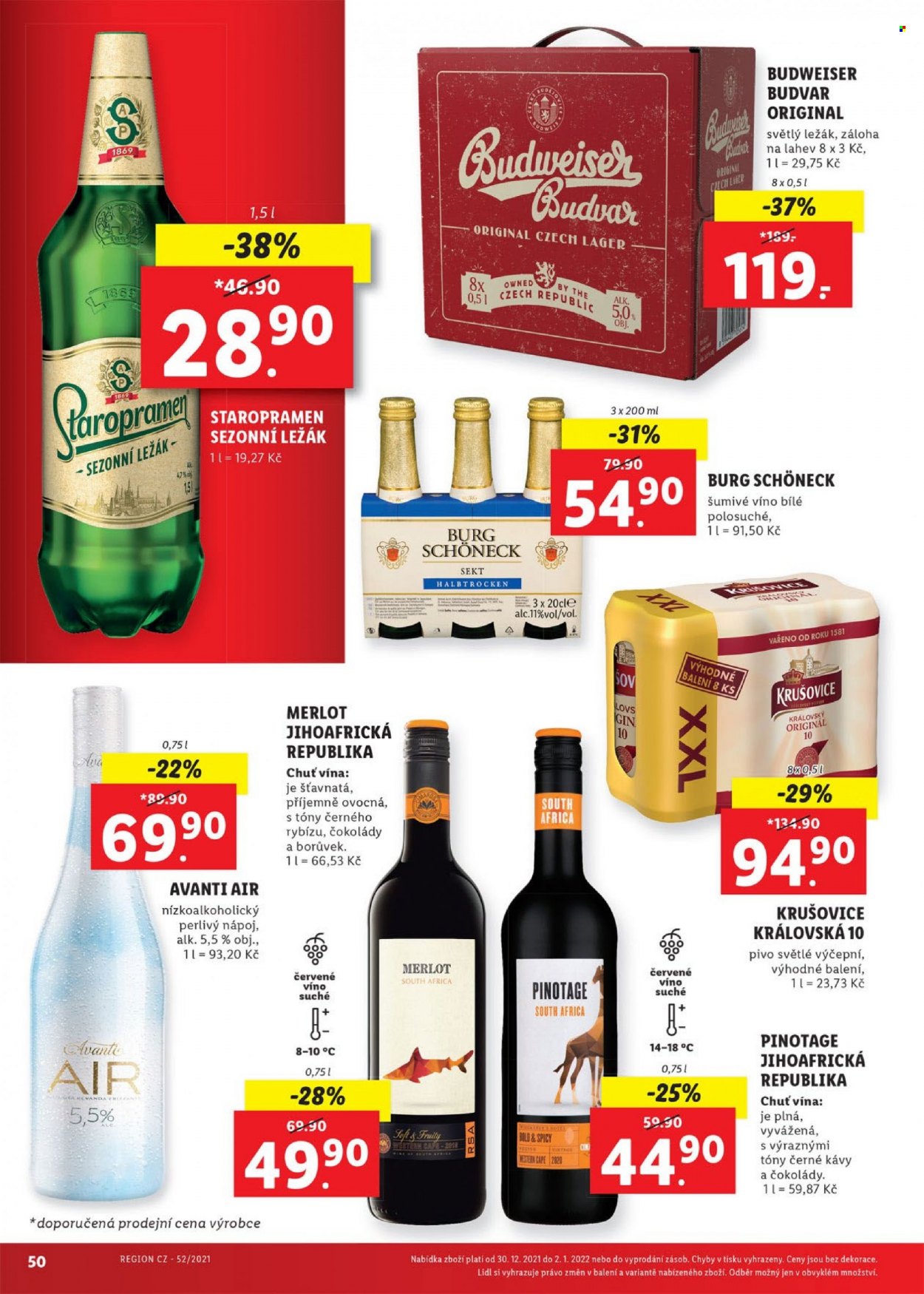 Leták Lidl - 27.12.2021 - 2.1.2022. Strana 50