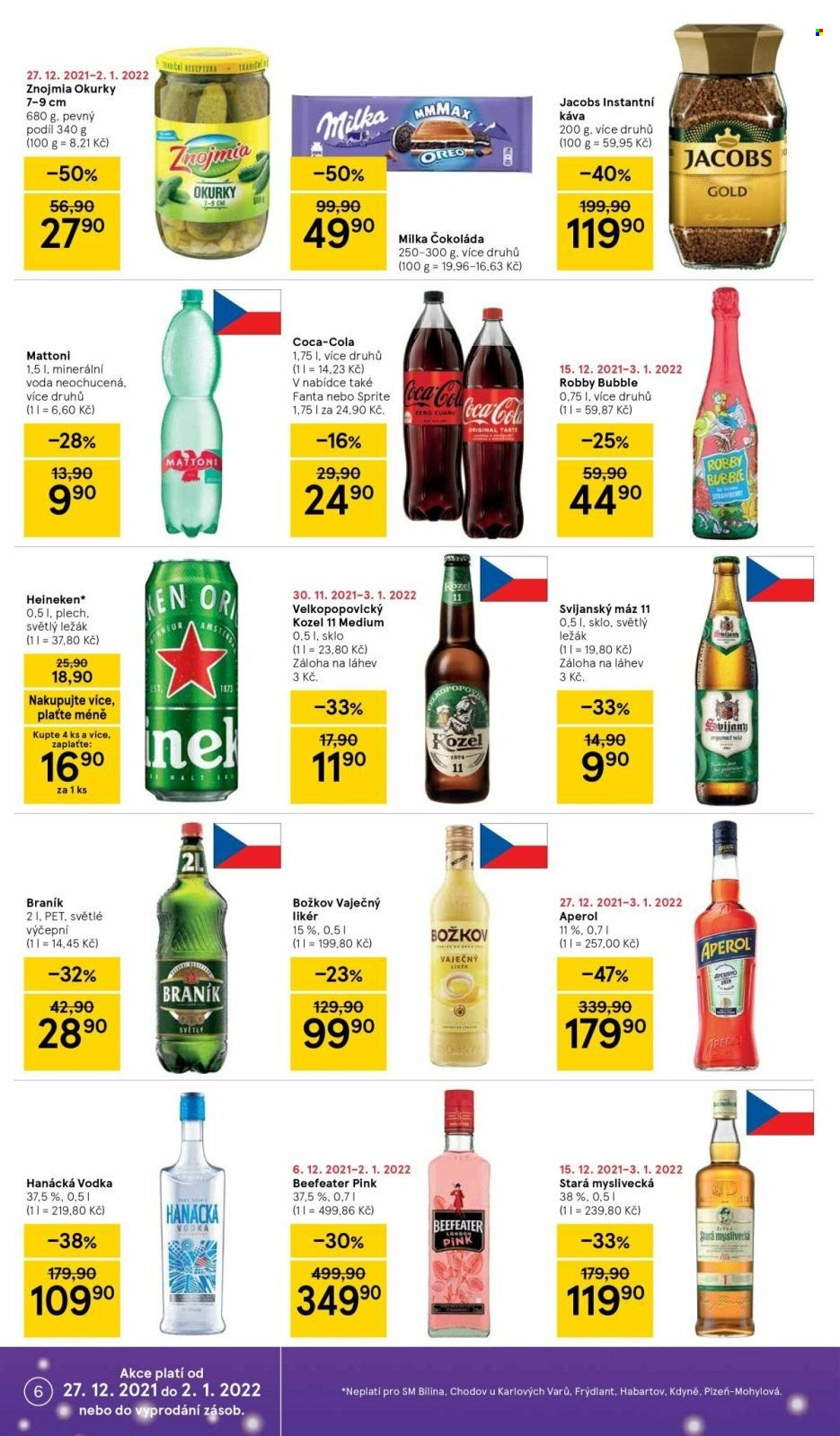 Leták TESCO supermarket - 27.12.2021 - 2.1.2022. Strana 6