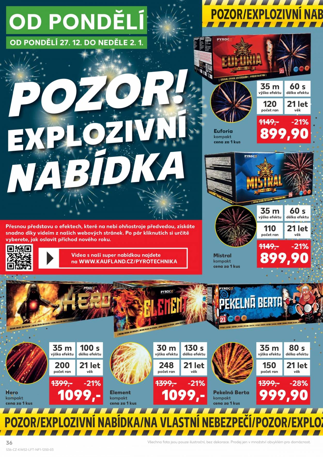 Leták Kaufland - 27.12.2021 - 2.1.2022. Strana 36