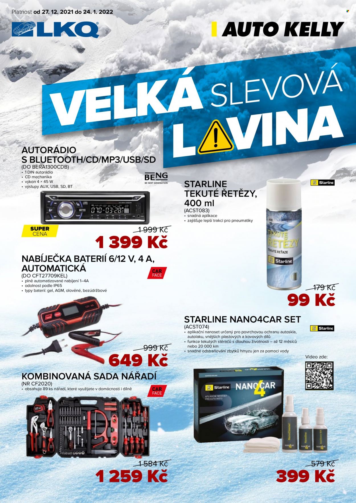 Leták AUTO KELLY - 27.12.2021 - 24.1.2022. Strana 1