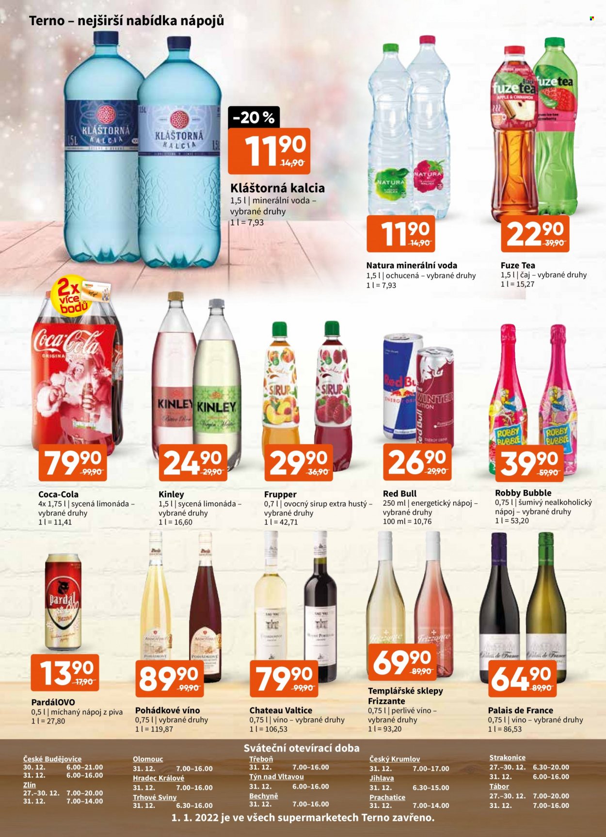 Leták coop TERNO - 29.12.2021 - 4.1.2022. Strana 12