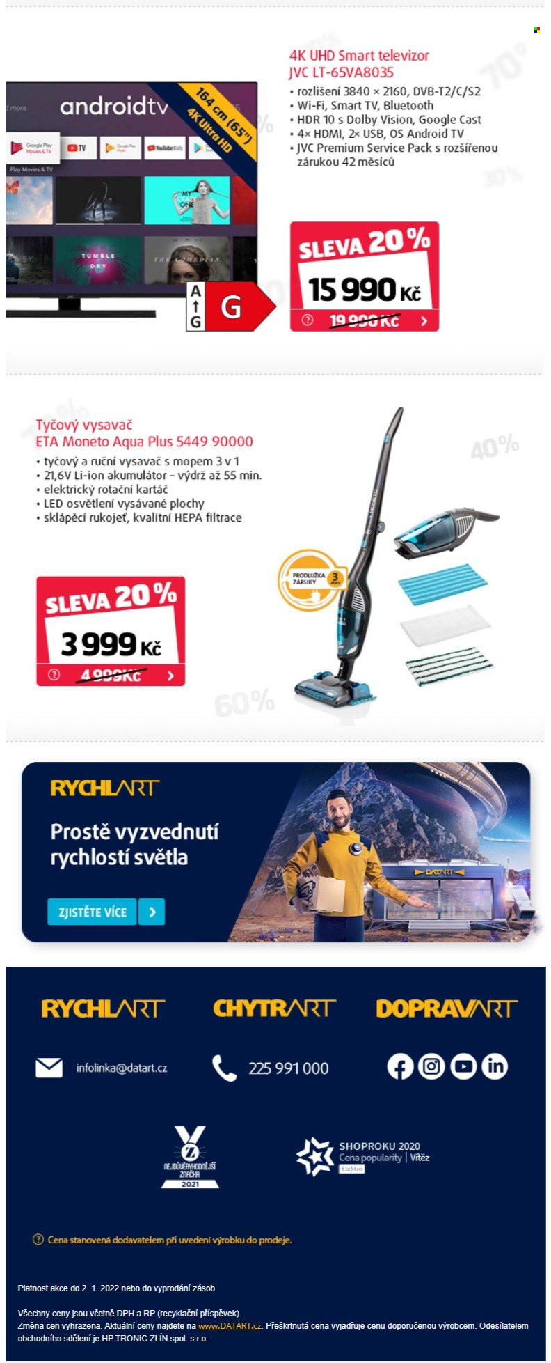 Leták DATART - 27.12.2021 - 2.1.2022. Strana 3