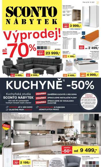 Leták SCONTO NÁBYTEK.