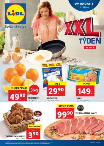Leták Lidl - 3.1.2022 - 9.1.2022.