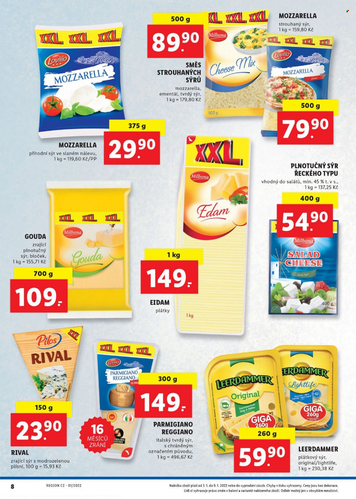 Leták Lidl - 3.1.2022 - 9.1.2022. Strana 8