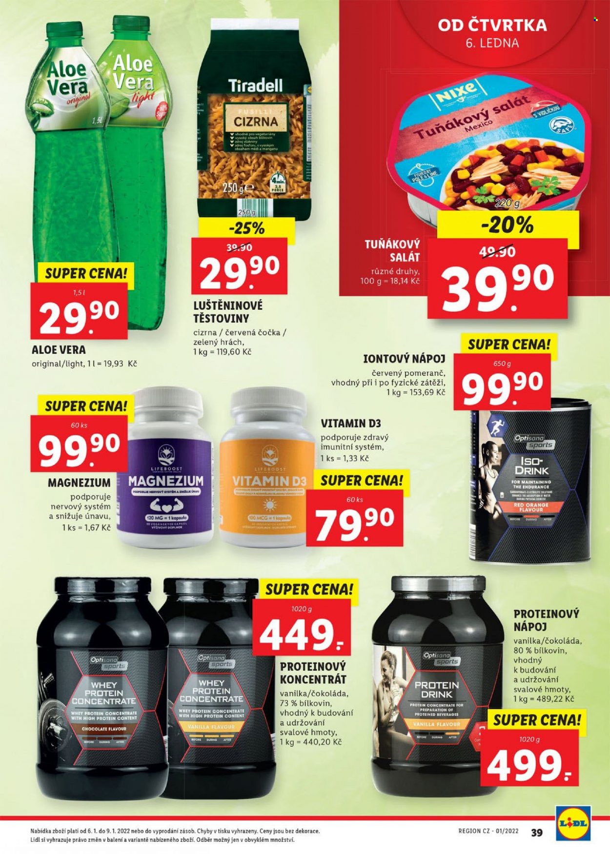 Leták Lidl - 3.1.2022 - 9.1.2022. Strana 39