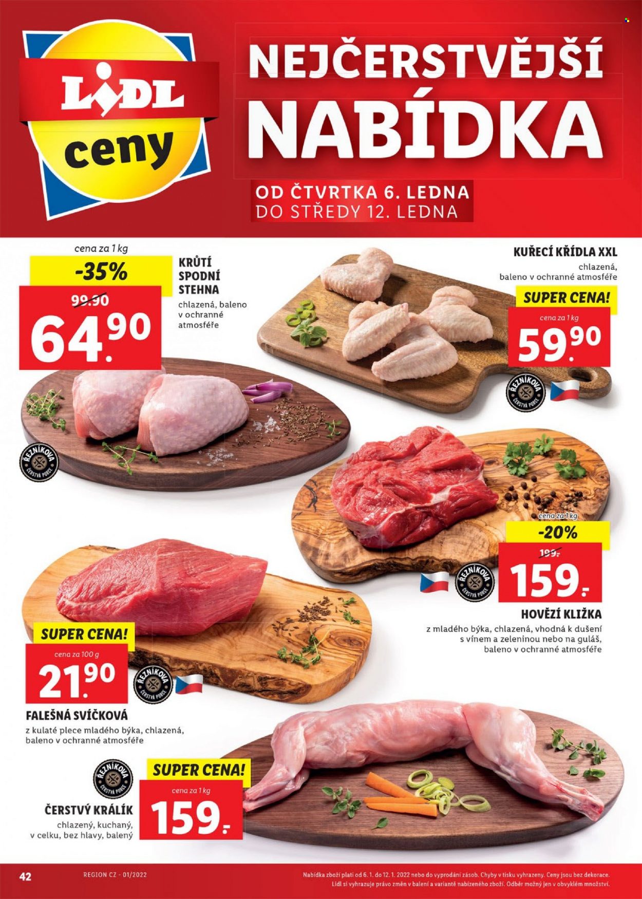 Leták Lidl - 3.1.2022 - 9.1.2022. Strana 42