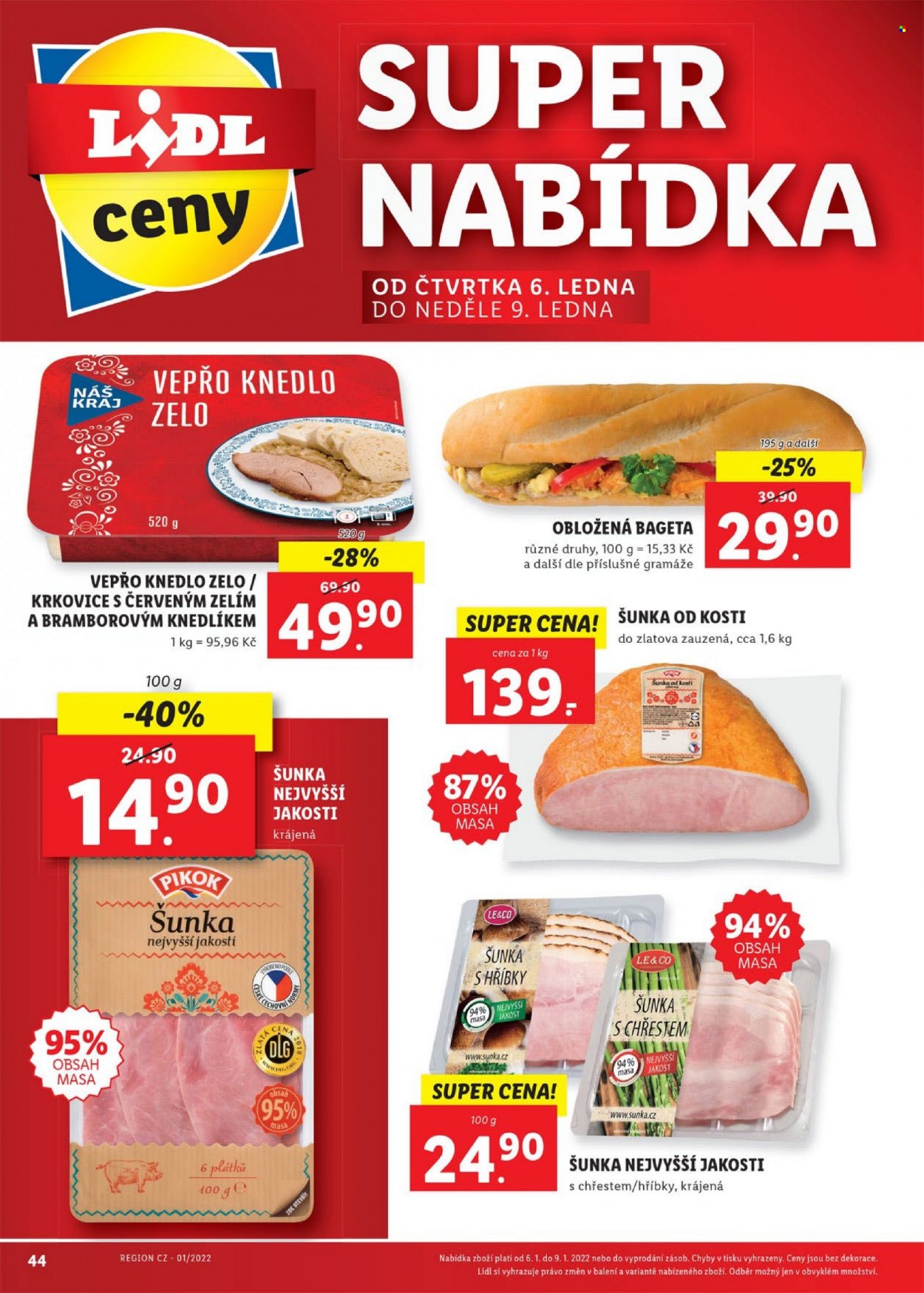 Leták Lidl - 3.1.2022 - 9.1.2022. Strana 44