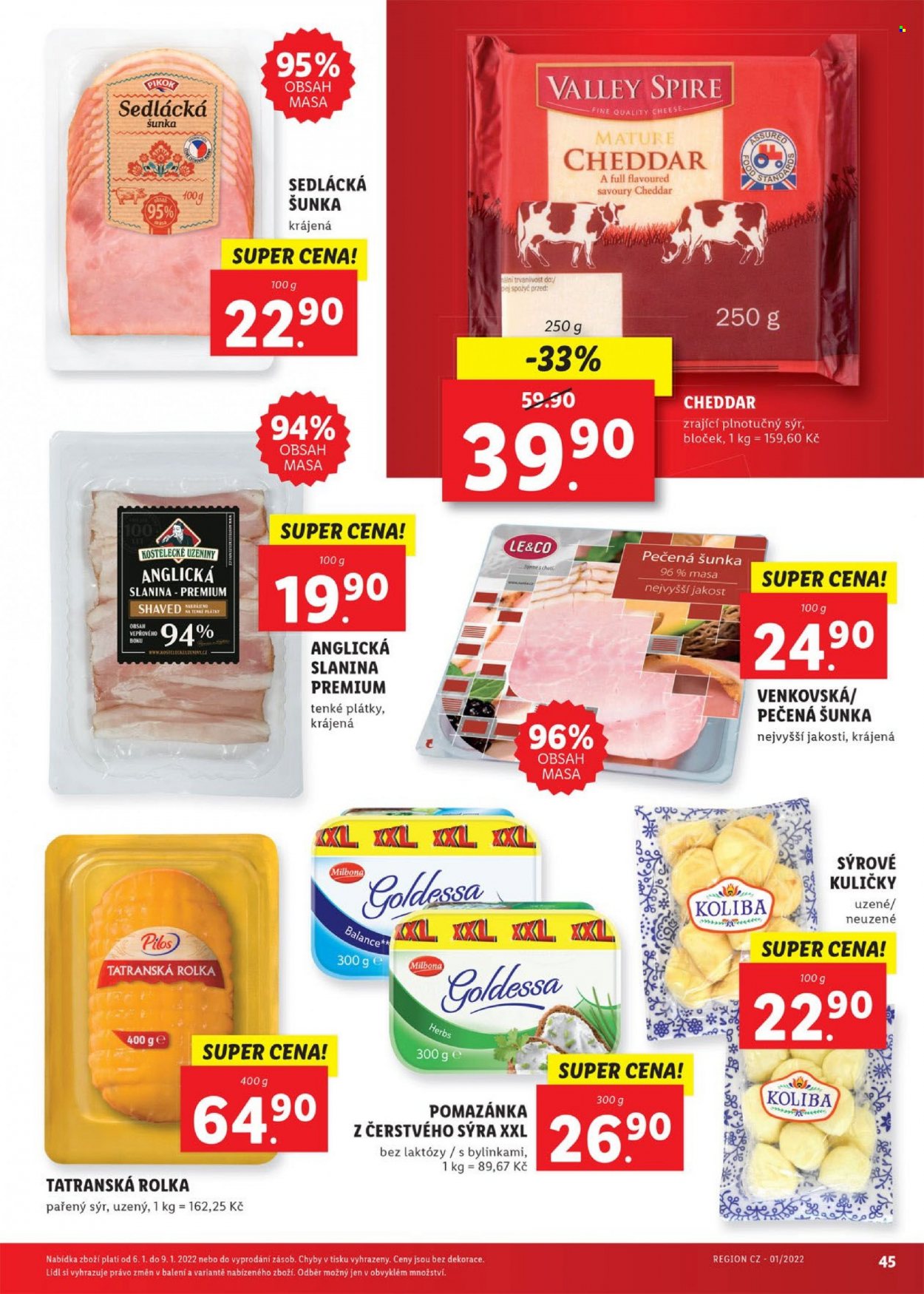 Leták Lidl - 3.1.2022 - 9.1.2022. Strana 45