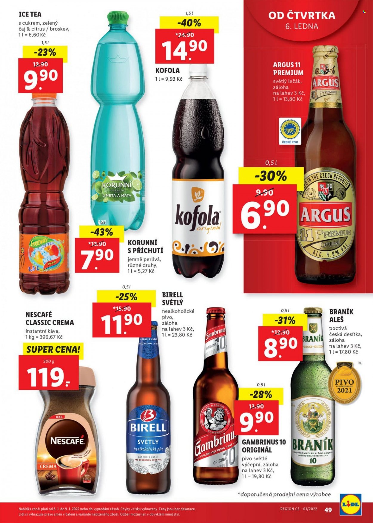 Leták Lidl - 3.1.2022 - 9.1.2022. Strana 49