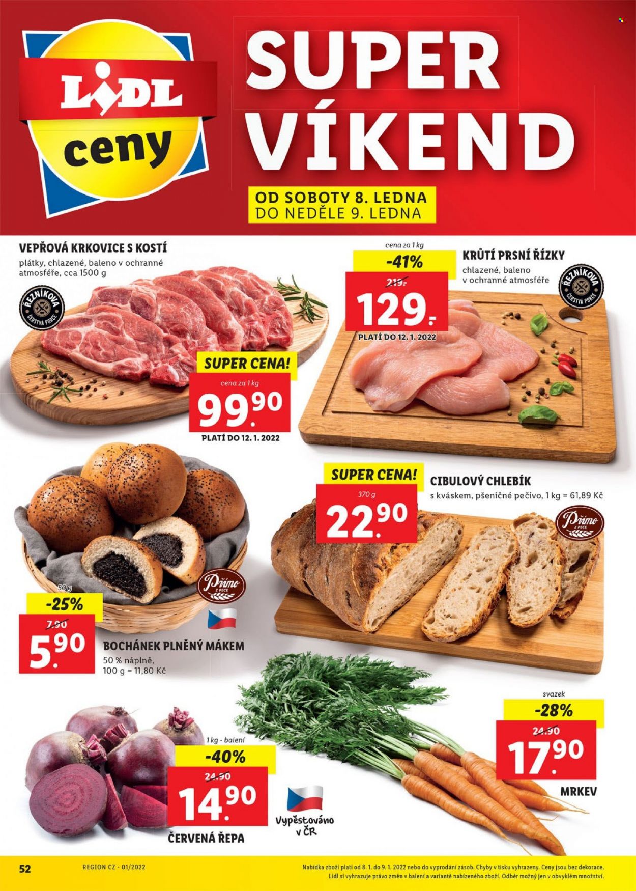 Leták Lidl - 3.1.2022 - 9.1.2022. Strana 52
