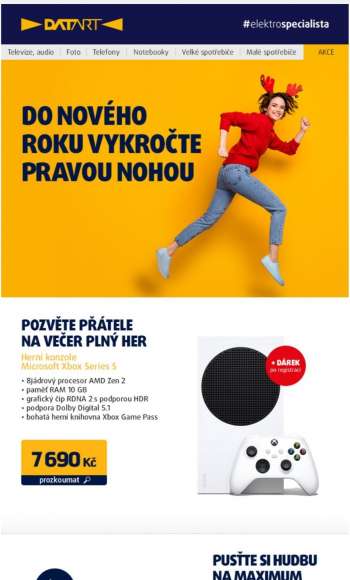 Leták DATART - 31.12.2021 - 5.1.2022.