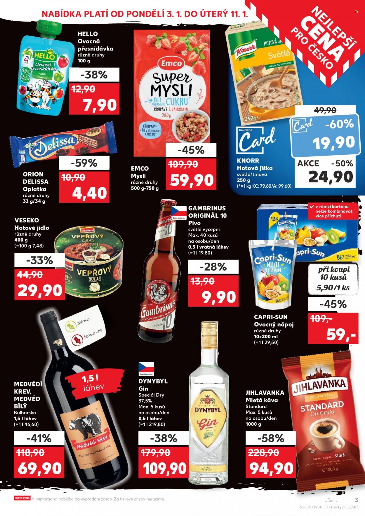Leták Kaufland - 3.1.2022 - 11.1.2022. Strana 3