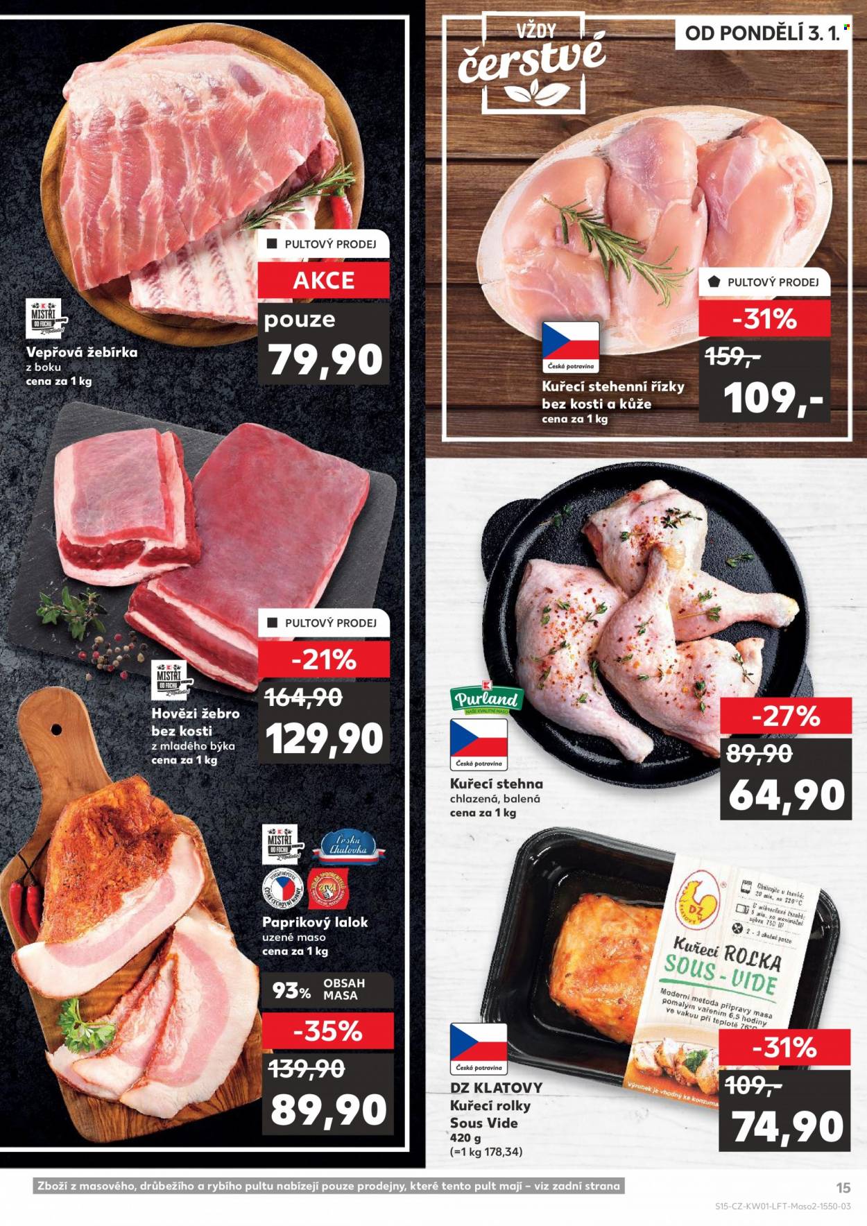 Leták Kaufland - 3.1.2022 - 11.1.2022. Strana 15