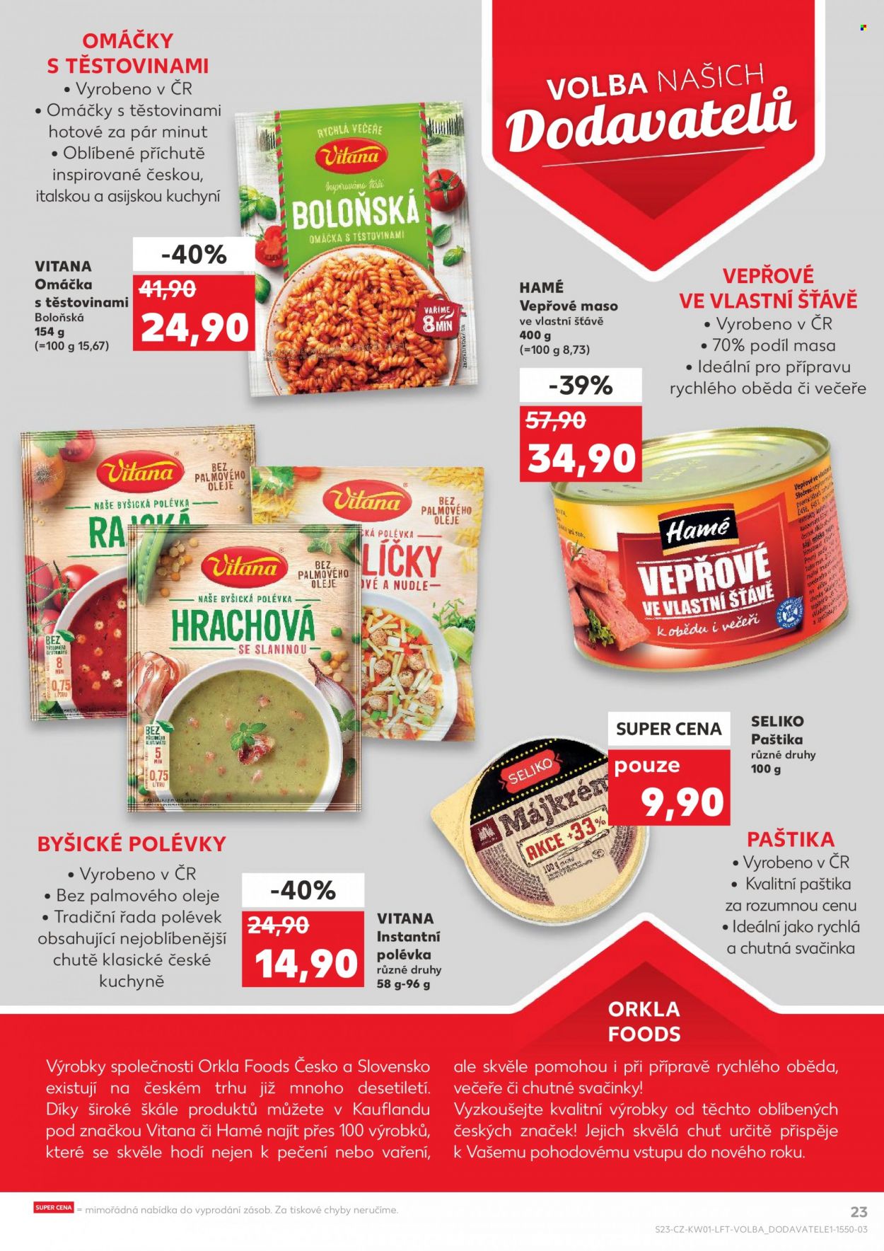 Leták Kaufland - 3.1.2022 - 11.1.2022. Strana 23
