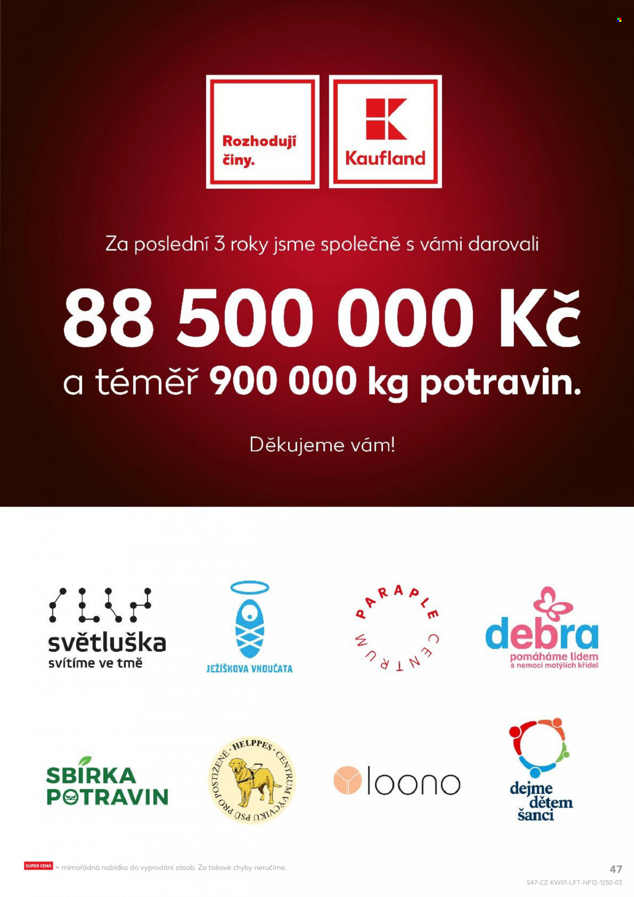 Leták Kaufland - 3.1.2022 - 11.1.2022. Strana 47