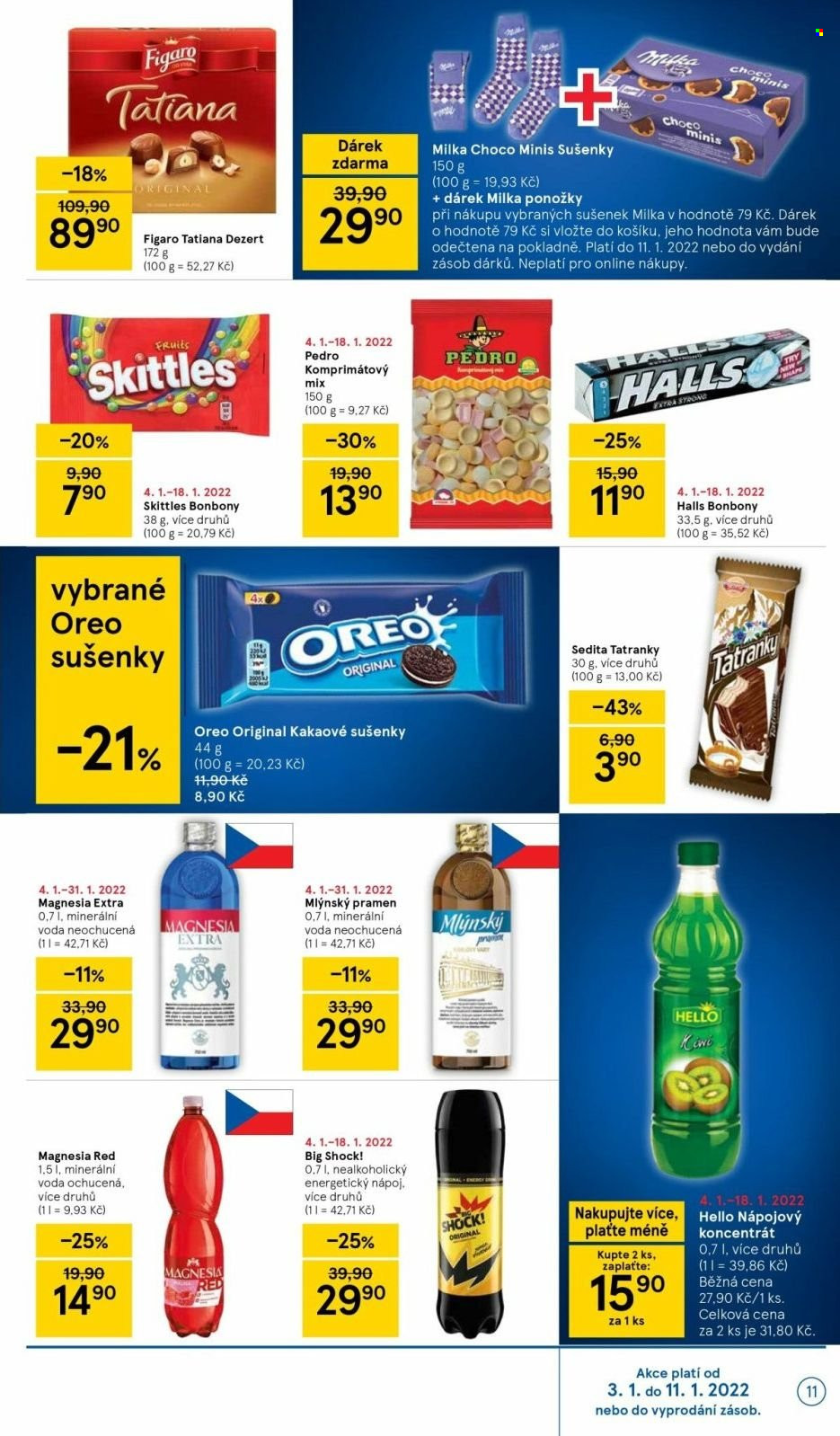 Leták TESCO - 3.1.2022 - 11.1.2022. Strana 11