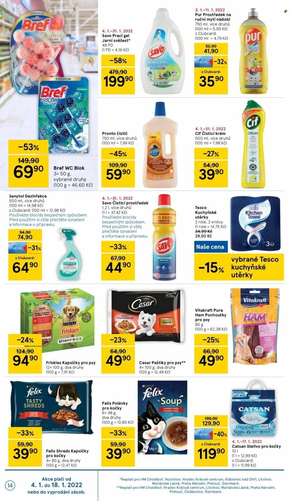 Leták TESCO - 3.1.2022 - 11.1.2022. Strana 14