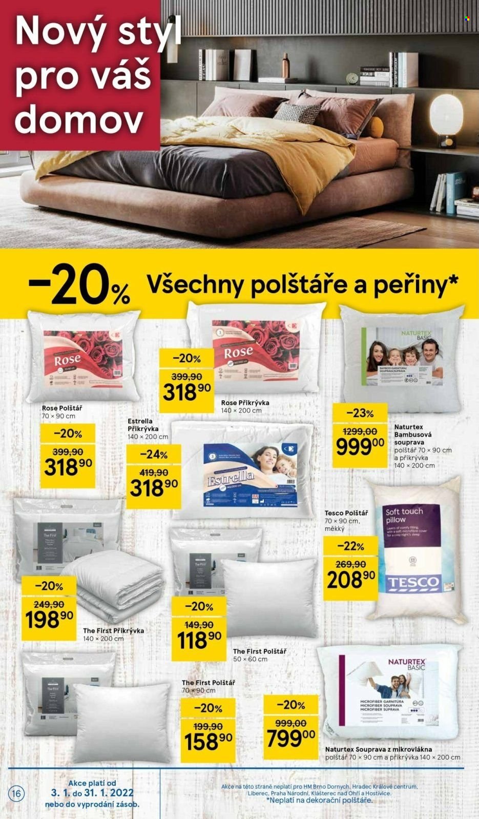 Leták TESCO - 3.1.2022 - 11.1.2022. Strana 16