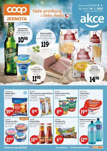 Leták coop JEDNOTA - 5.1.2022 - 18.1.2022.