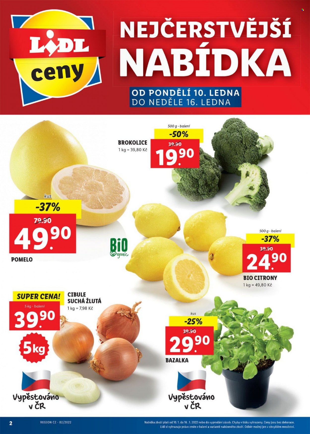 Leták Lidl - 10.1.2022 - 16.1.2022. Strana 2