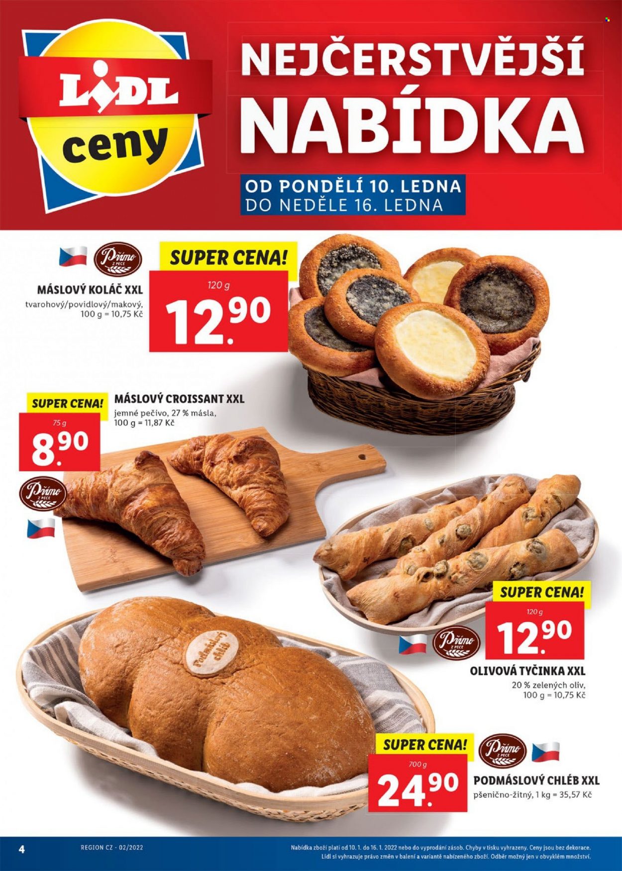 Leták Lidl - 10.1.2022 - 16.1.2022. Strana 4