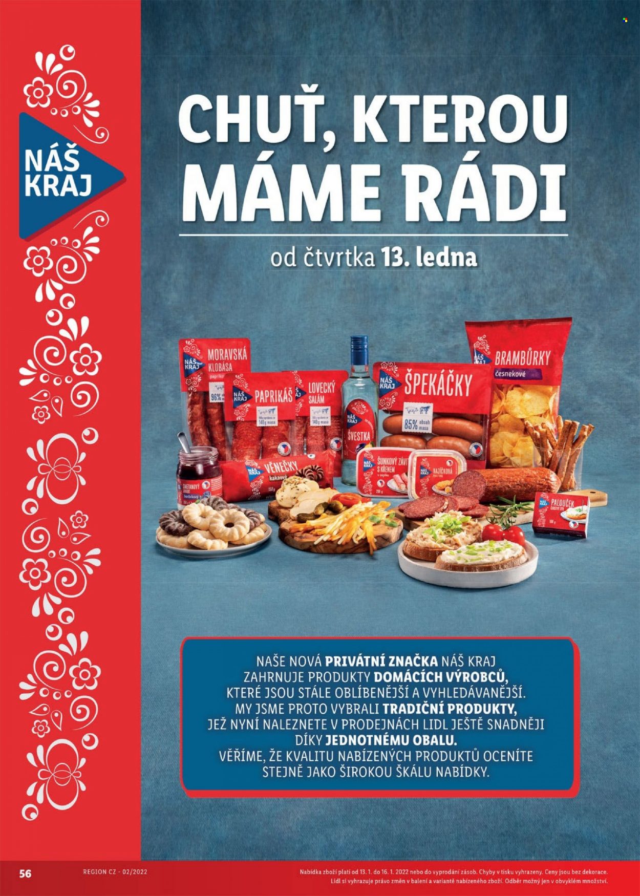 Leták Lidl - 10.1.2022 - 16.1.2022. Strana 56
