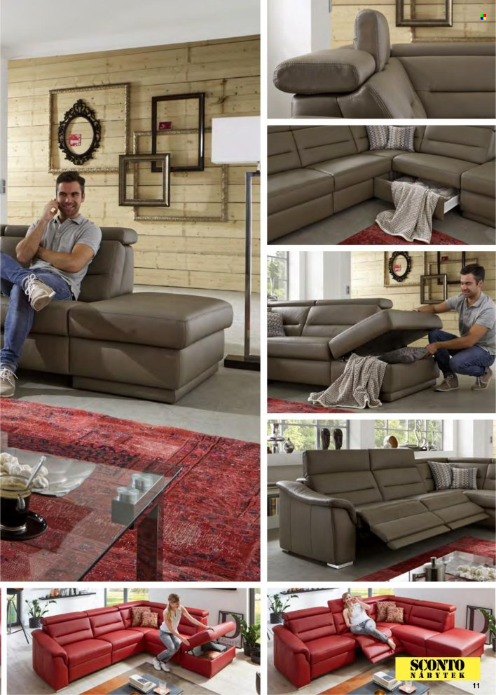 Leták SCONTO NÁBYTEK. Strana 11