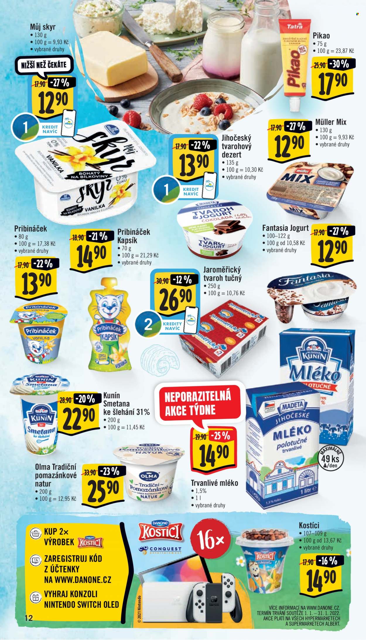 Leták Albert Supermarket - 12.1.2022 - 18.1.2022. Strana 12