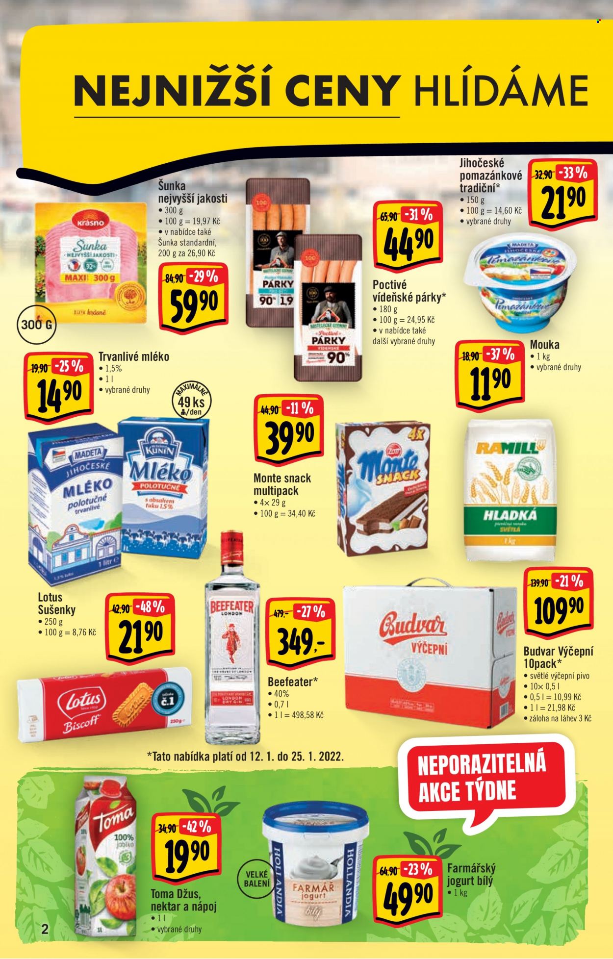Leták Albert Hypermarket - 12.1.2022 - 18.1.2022. Strana 2
