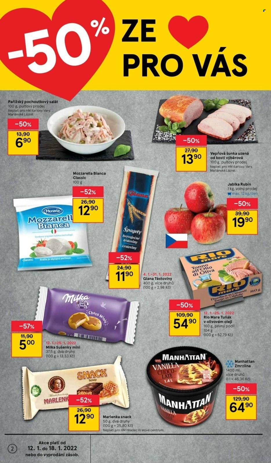 Leták TESCO - 12.1.2022 - 18.1.2022. Strana 2