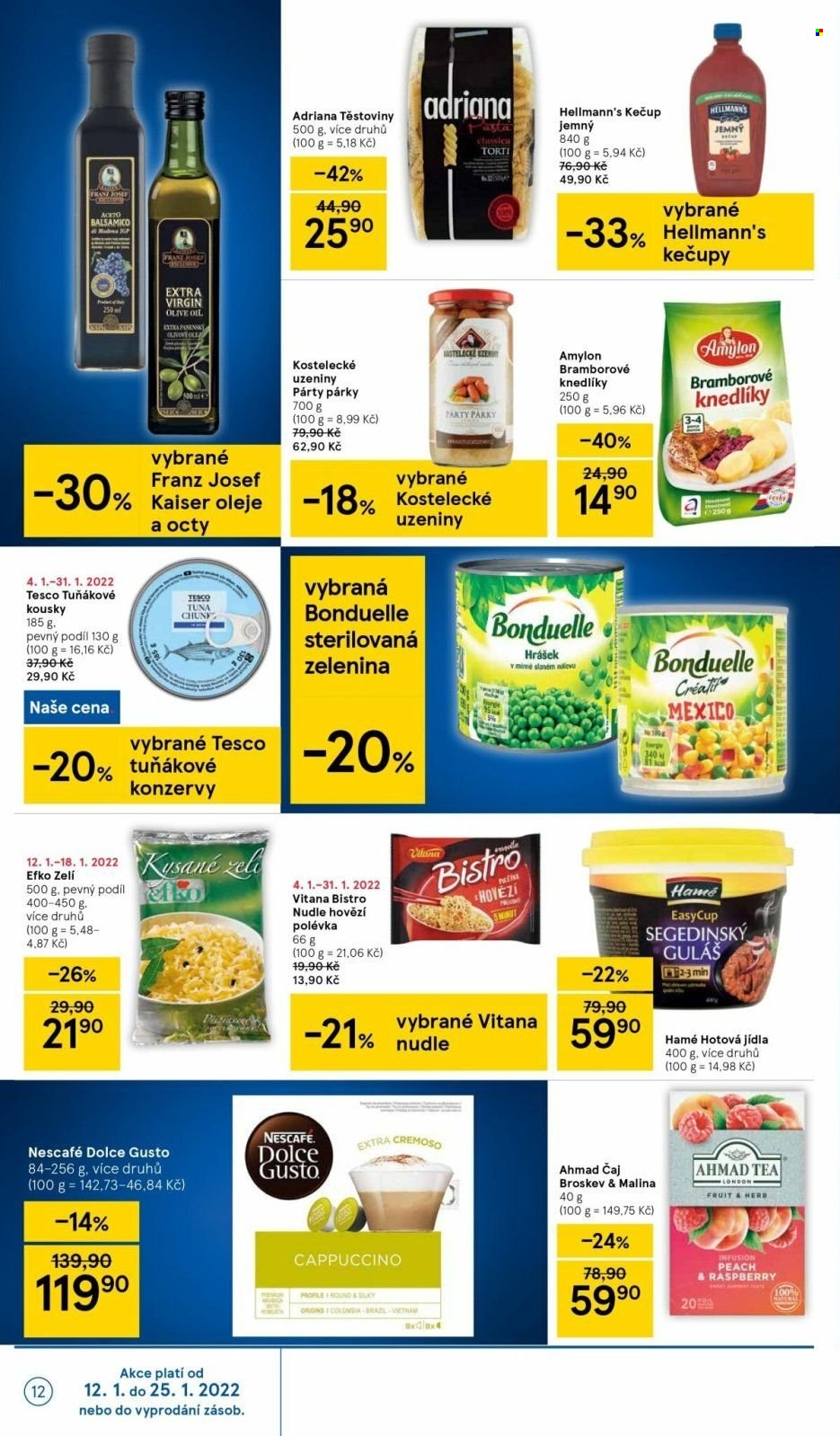 Leták TESCO - 12.1.2022 - 18.1.2022. Strana 12