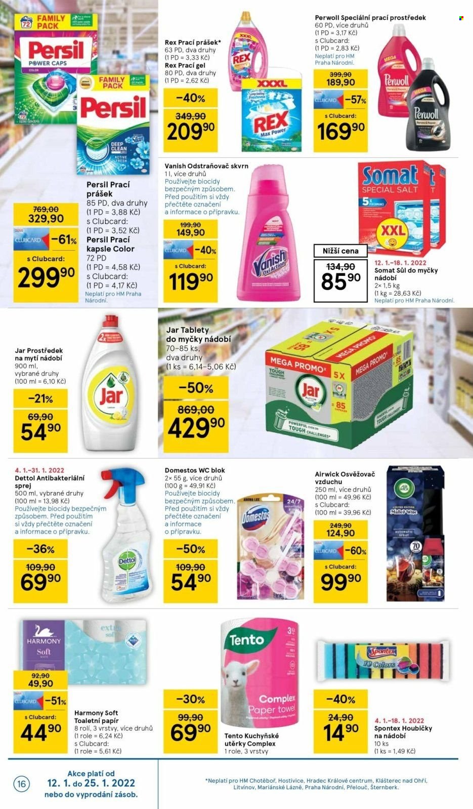 Leták TESCO - 12.1.2022 - 18.1.2022. Strana 16