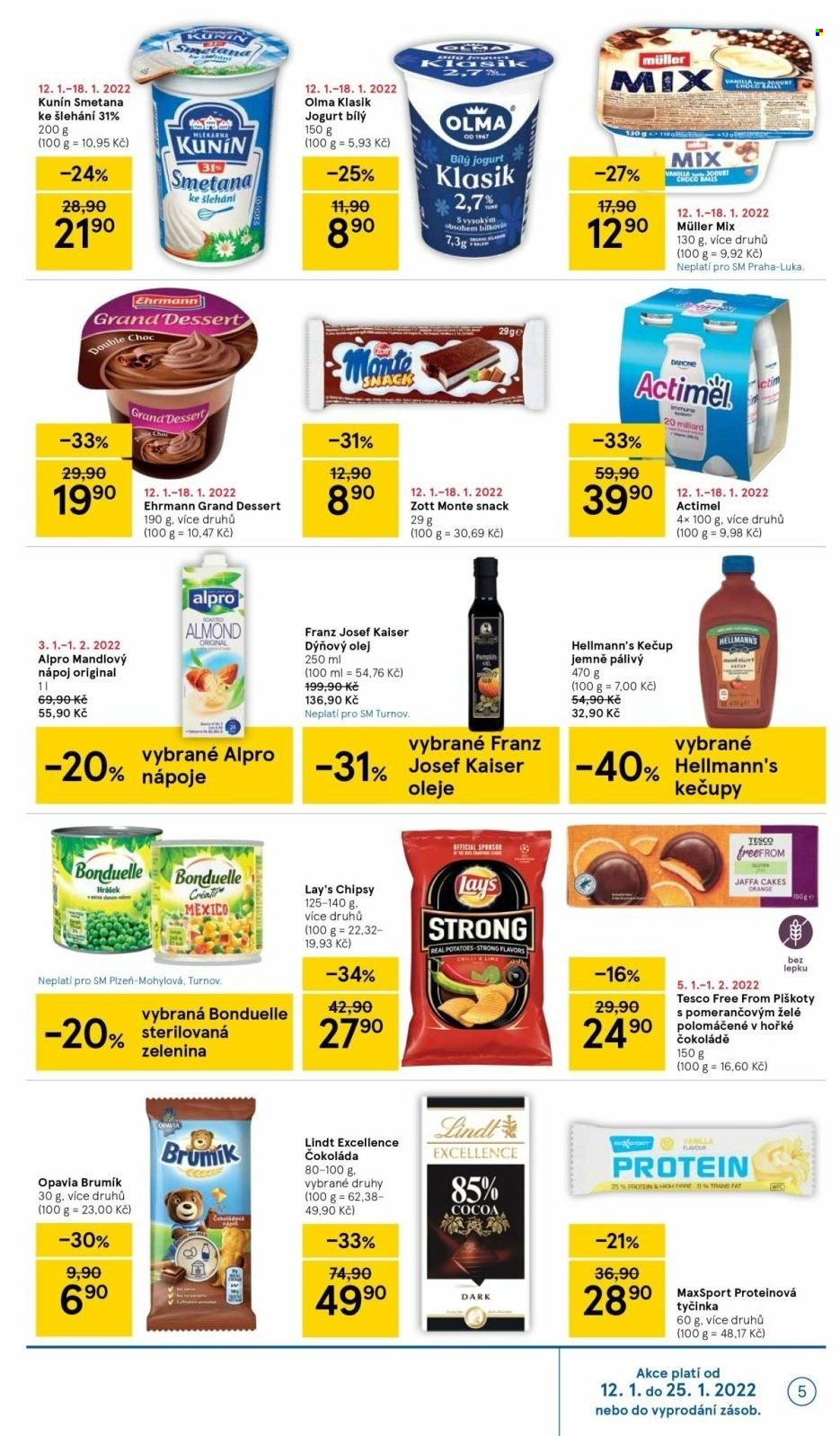 Leták TESCO supermarket - 12.1.2022 - 18.1.2022. Strana 5