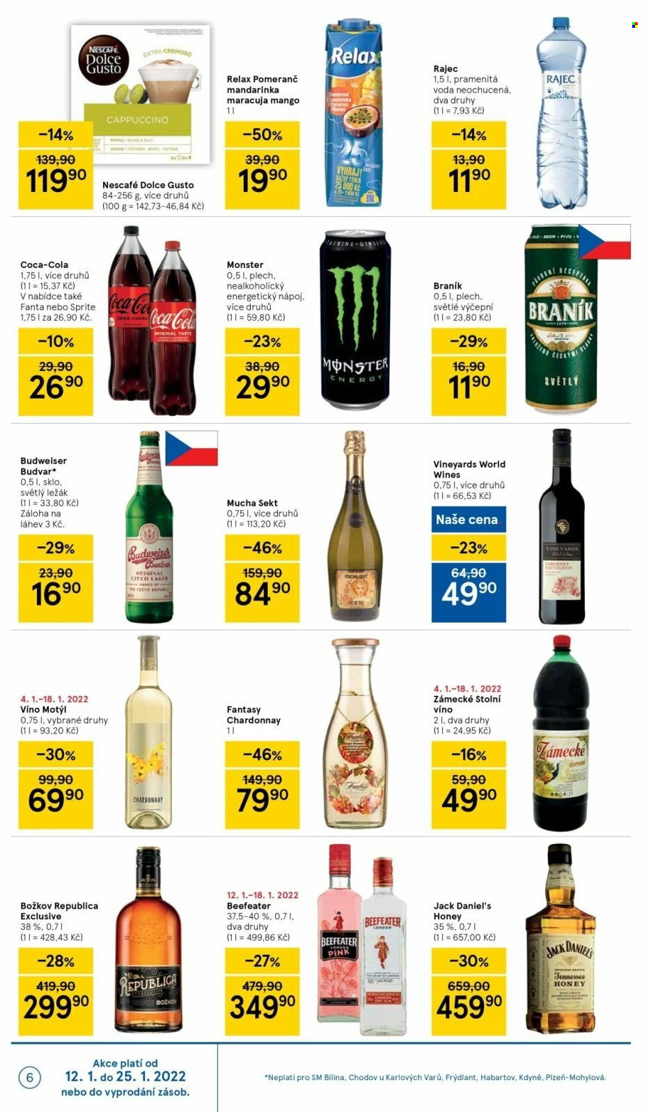 Leták TESCO supermarket - 12.1.2022 - 18.1.2022. Strana 6