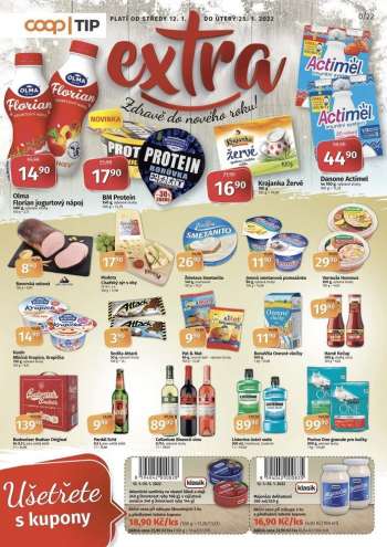 Leták coop TIP - 12.1.2022 - 25.1.2022.