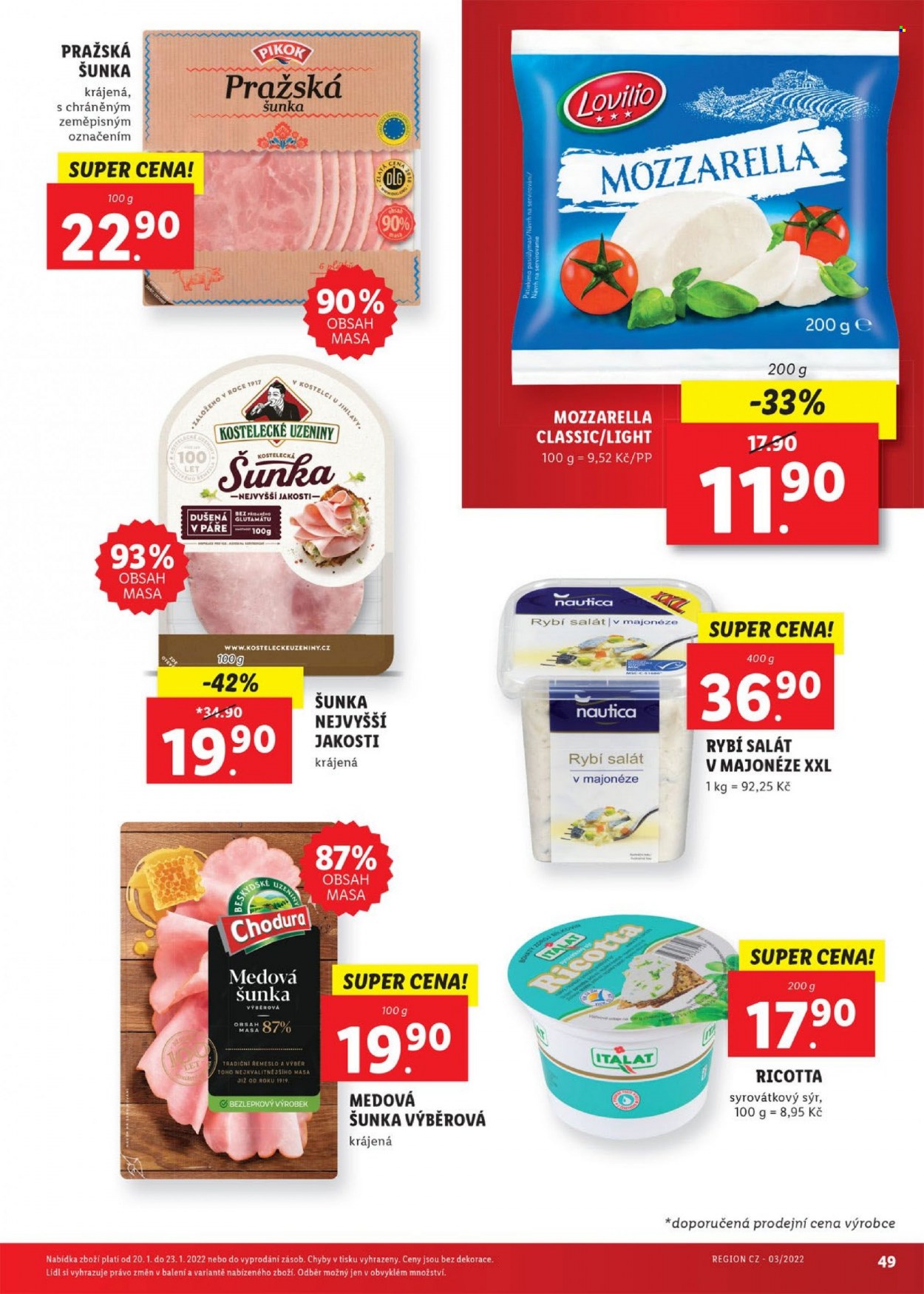 Leták Lidl - 17.1.2022 - 23.1.2022. Strana 49