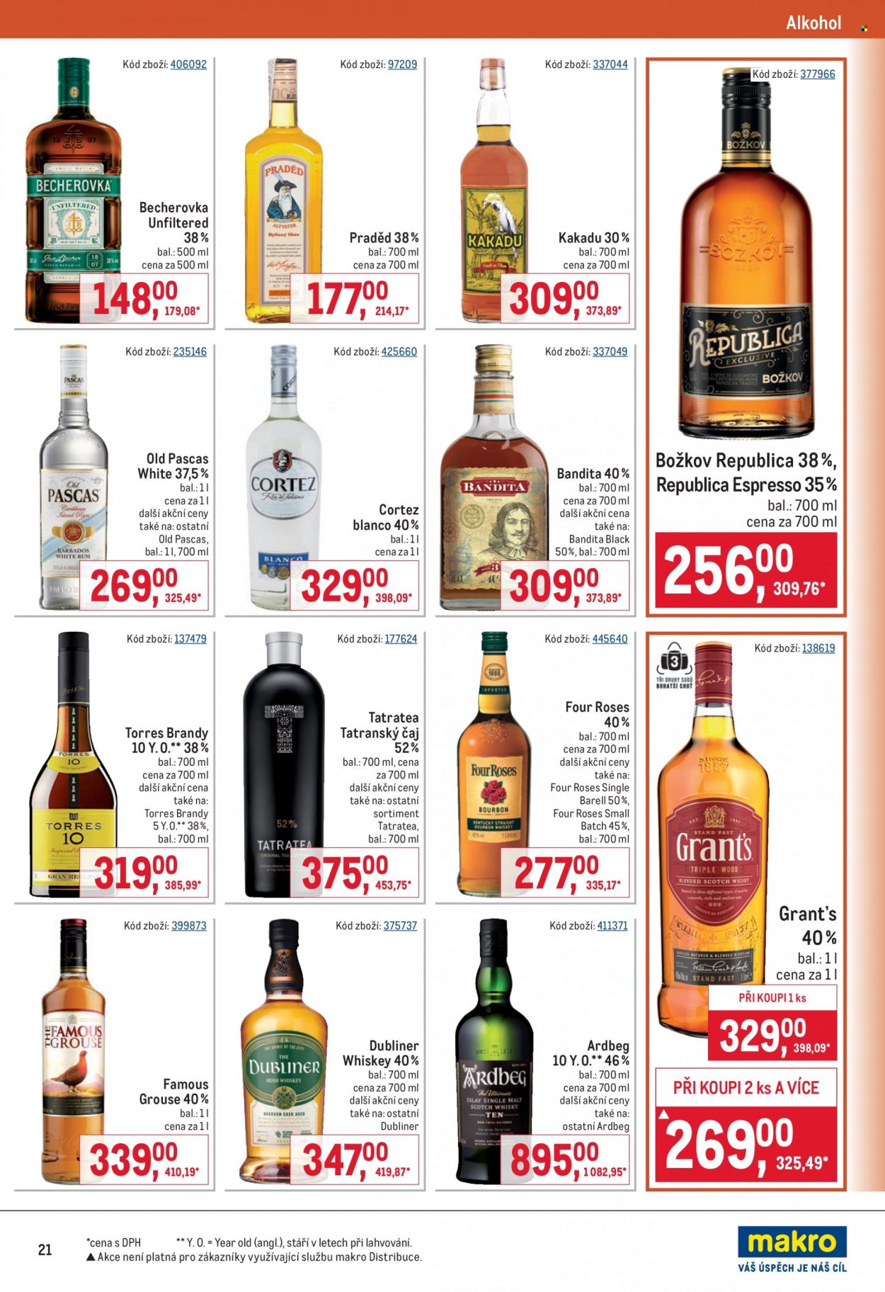 Leták MAKRO - 19.1.2022 - 1.2.2022. Strana 21