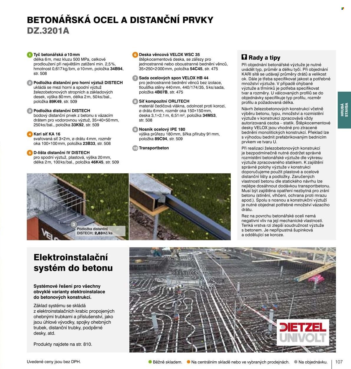 Leták DEK. Strana 107