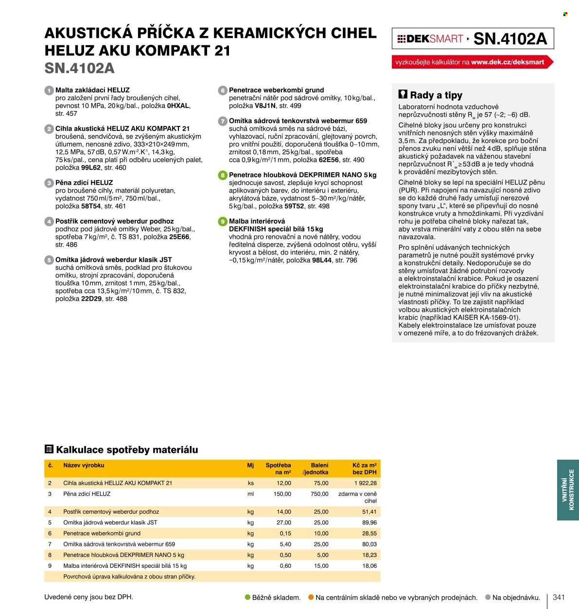 Leták DEK. Strana 339