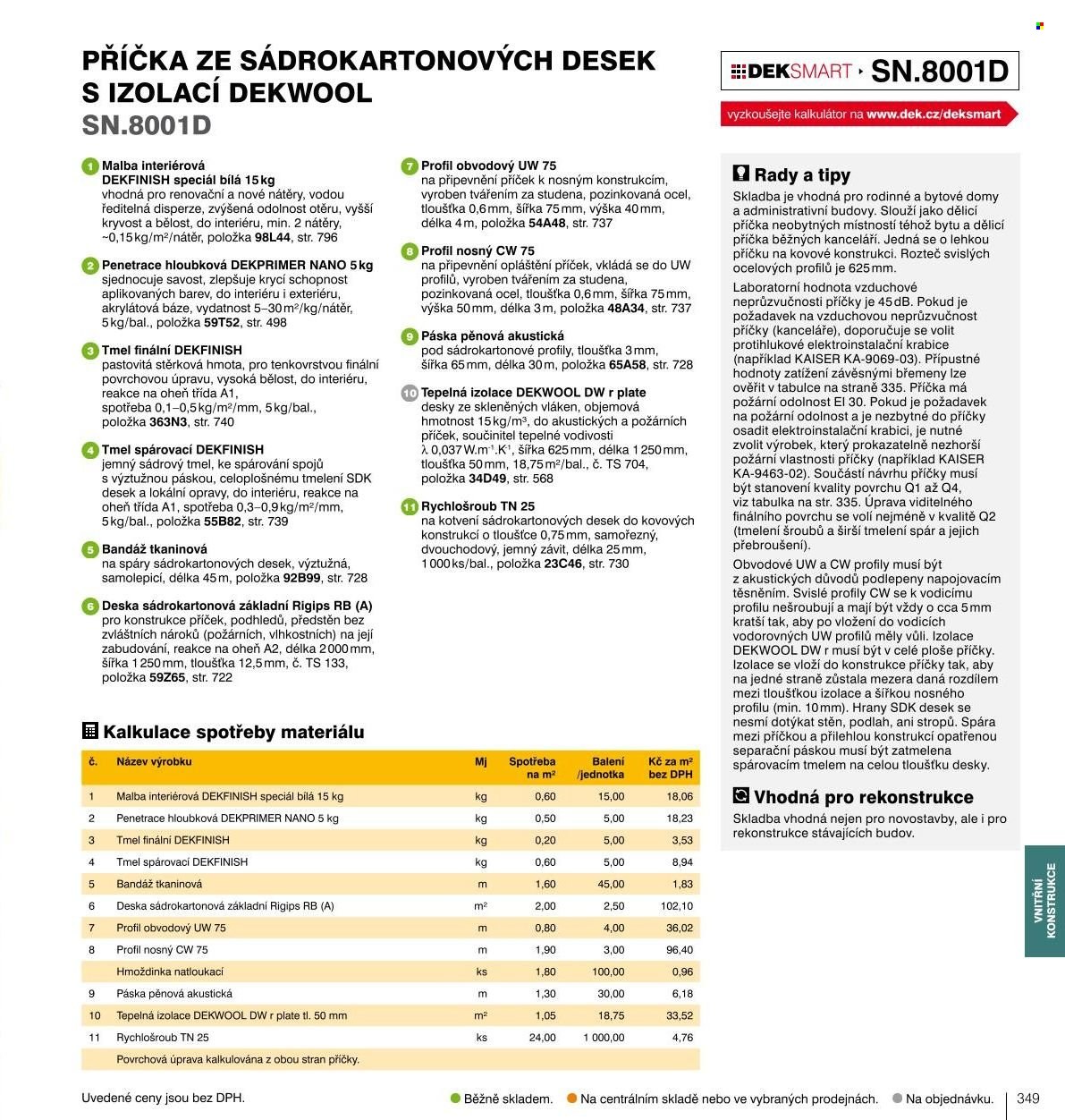 Leták DEK. Strana 347