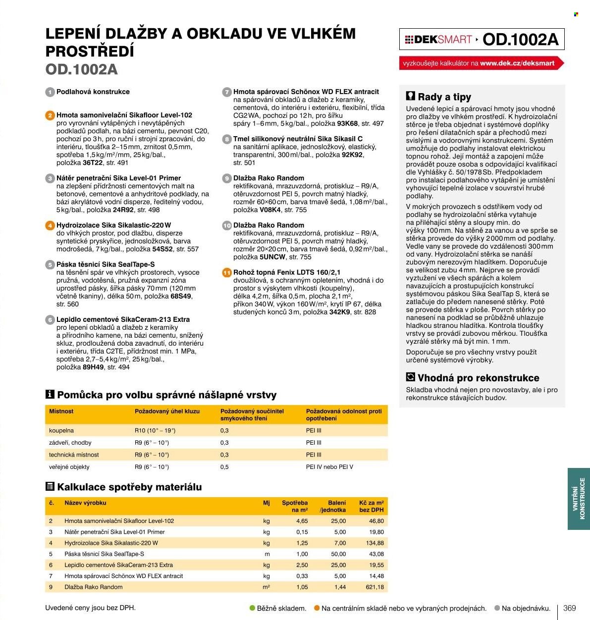Leták DEK. Strana 366