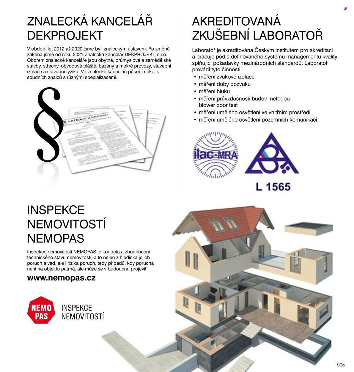 Leták DEK. Strana 899