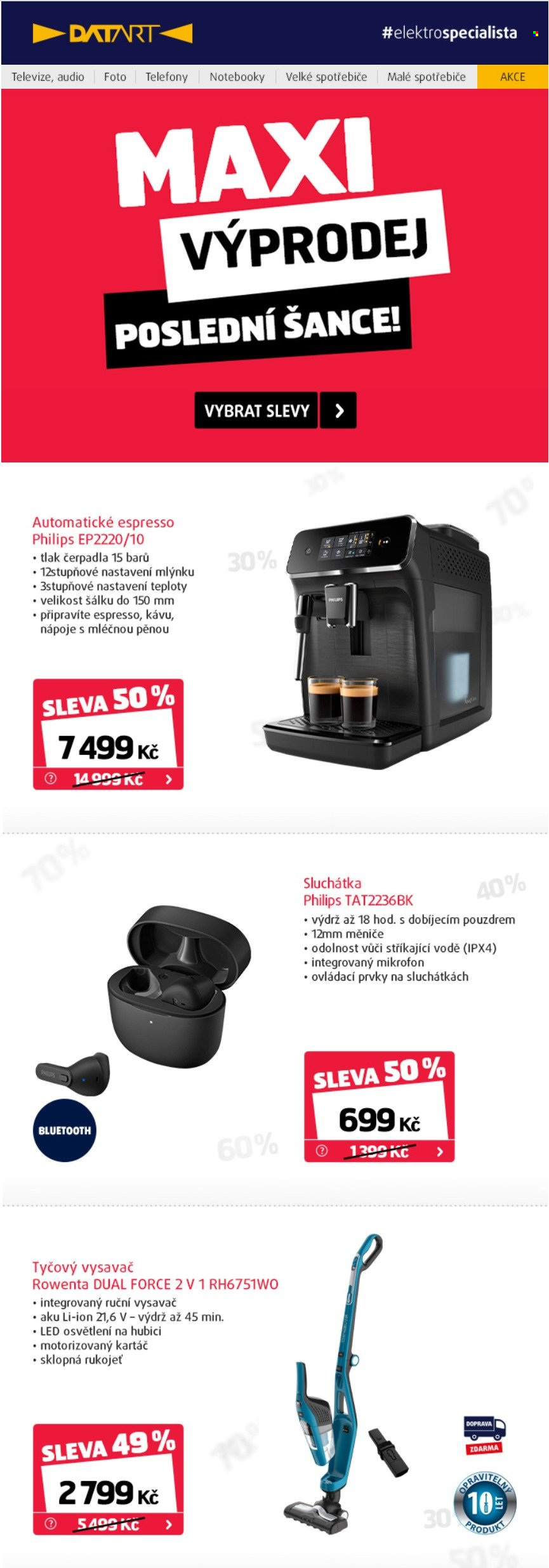 Leták DATART - 17.1.2022 - 23.1.2022. Strana 1
