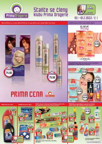 Leták Prima Drogerie - 19.1.2022 - 18.2.2022.