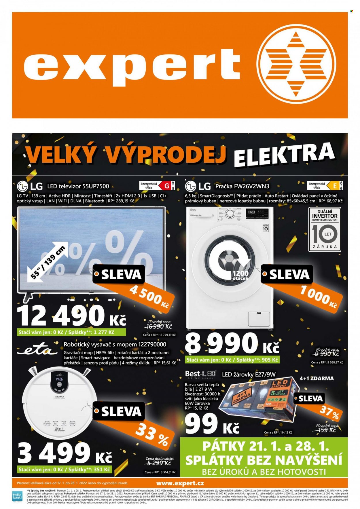 Leták Expert - 17.1.2022 - 28.1.2022. Strana 1