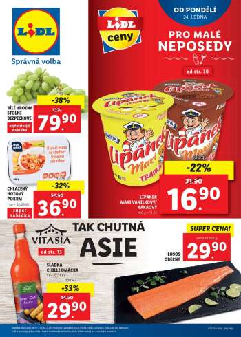 Leták Lidl - 24.1.2022 - 30.1.2022.