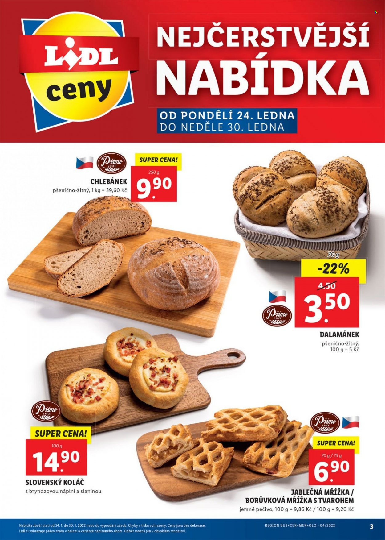 Leták Lidl - 24.1.2022 - 30.1.2022. Strana 3