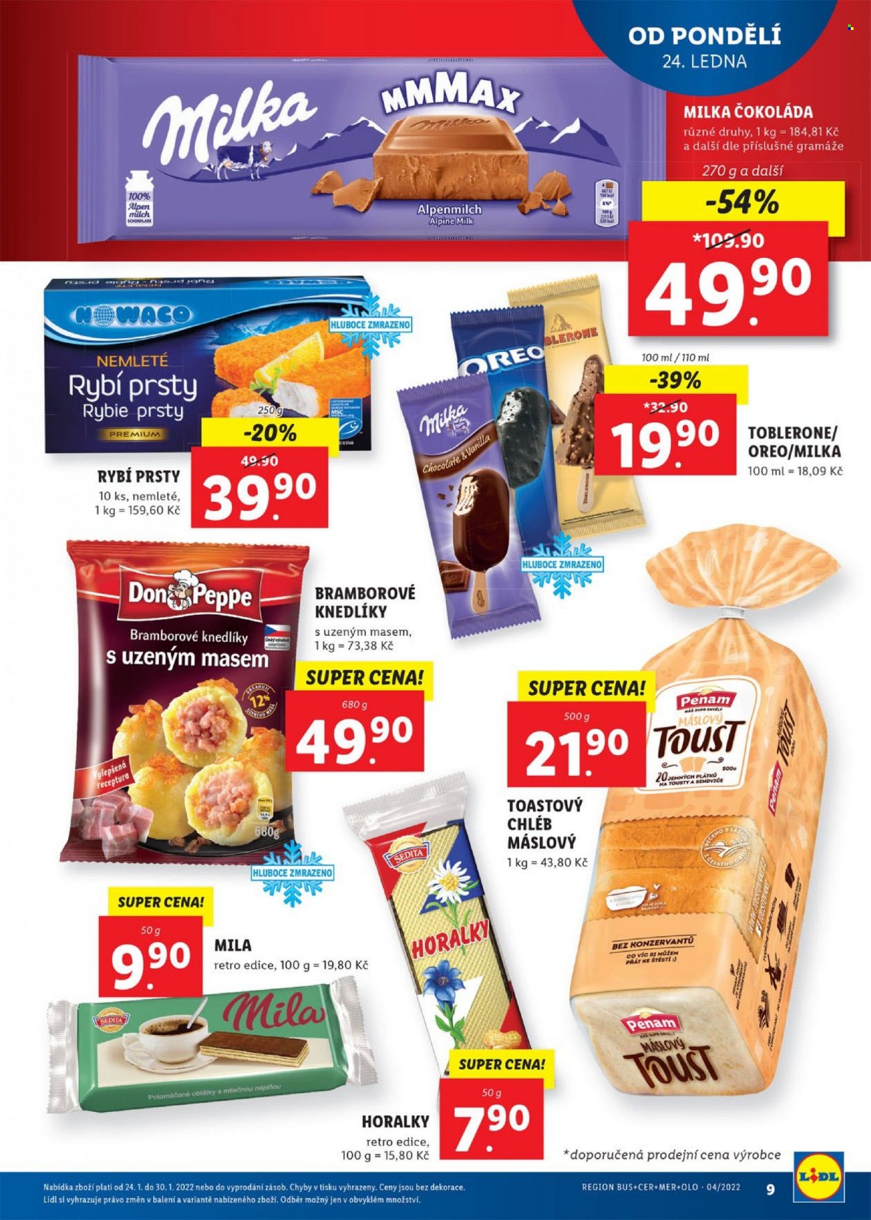 Leták Lidl - 24.1.2022 - 30.1.2022. Strana 9