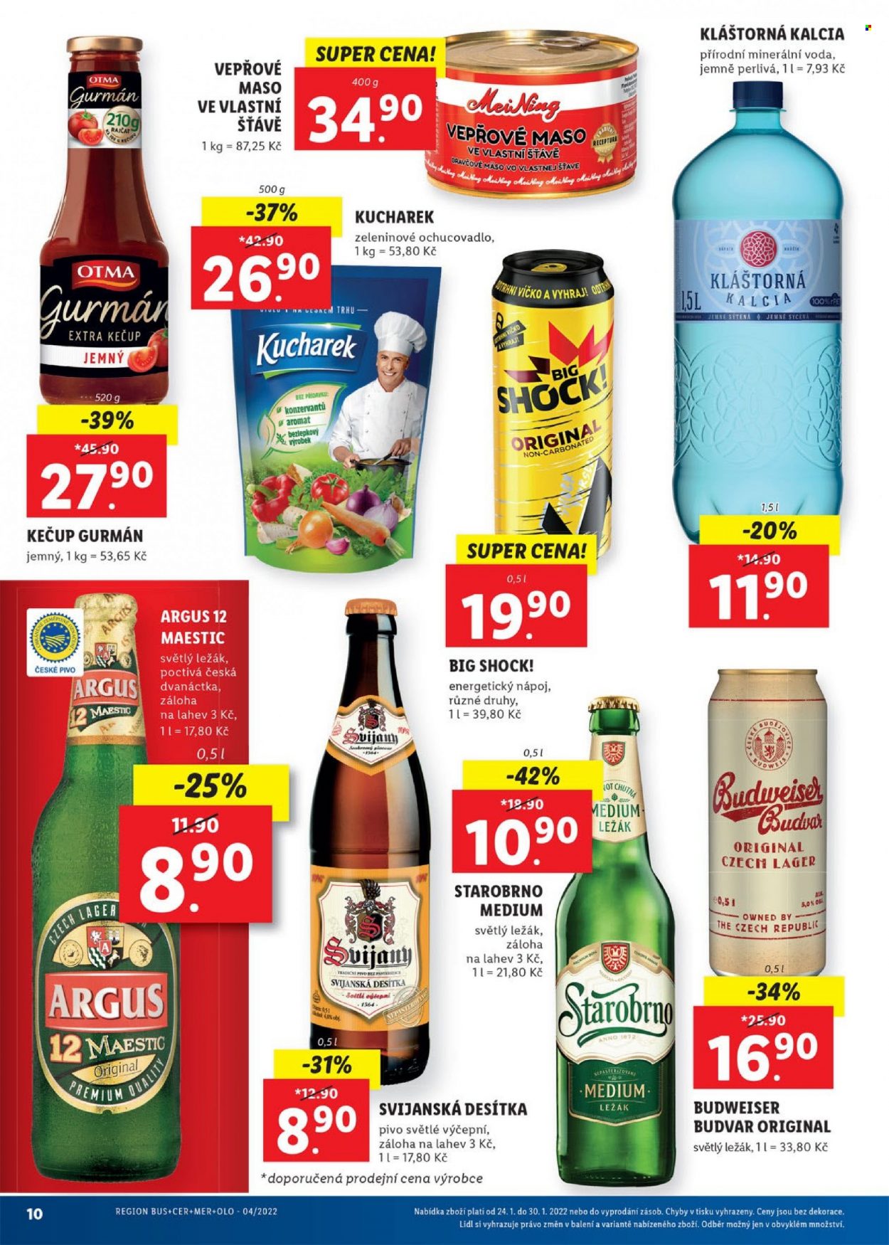 Leták Lidl - 24.1.2022 - 30.1.2022. Strana 10